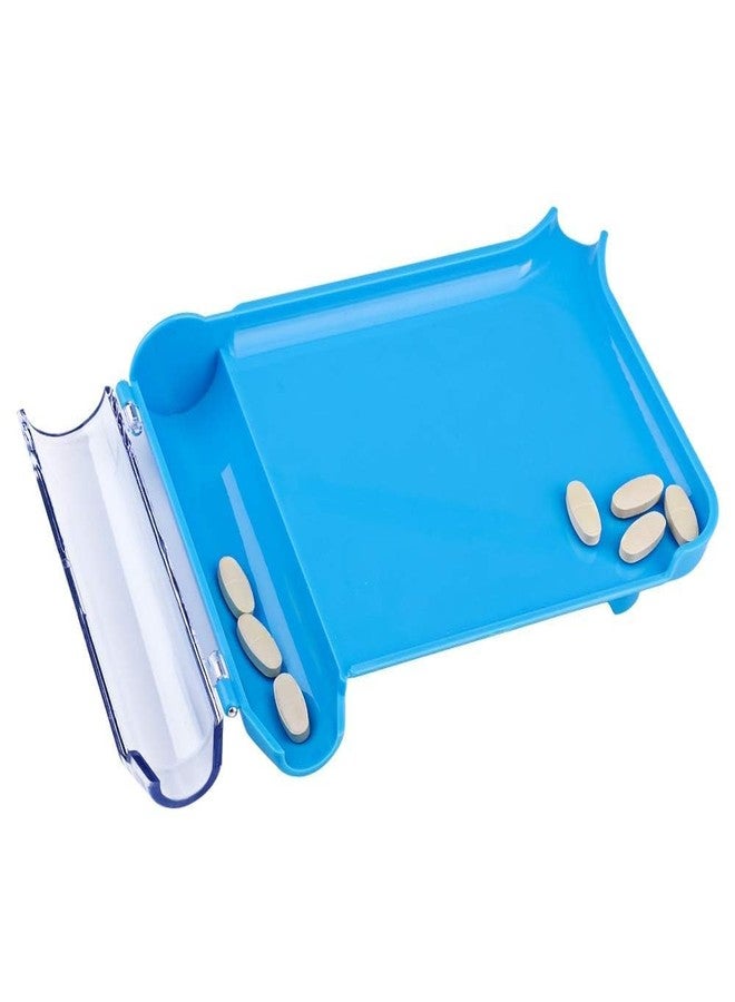 Opret Right Hand Pill Counting Tray with 2 Spatulas, Pill Counter with A Straight Spatula & A L-Spatula for Pharmacy to Count Meds Pills Tablets - Image 5